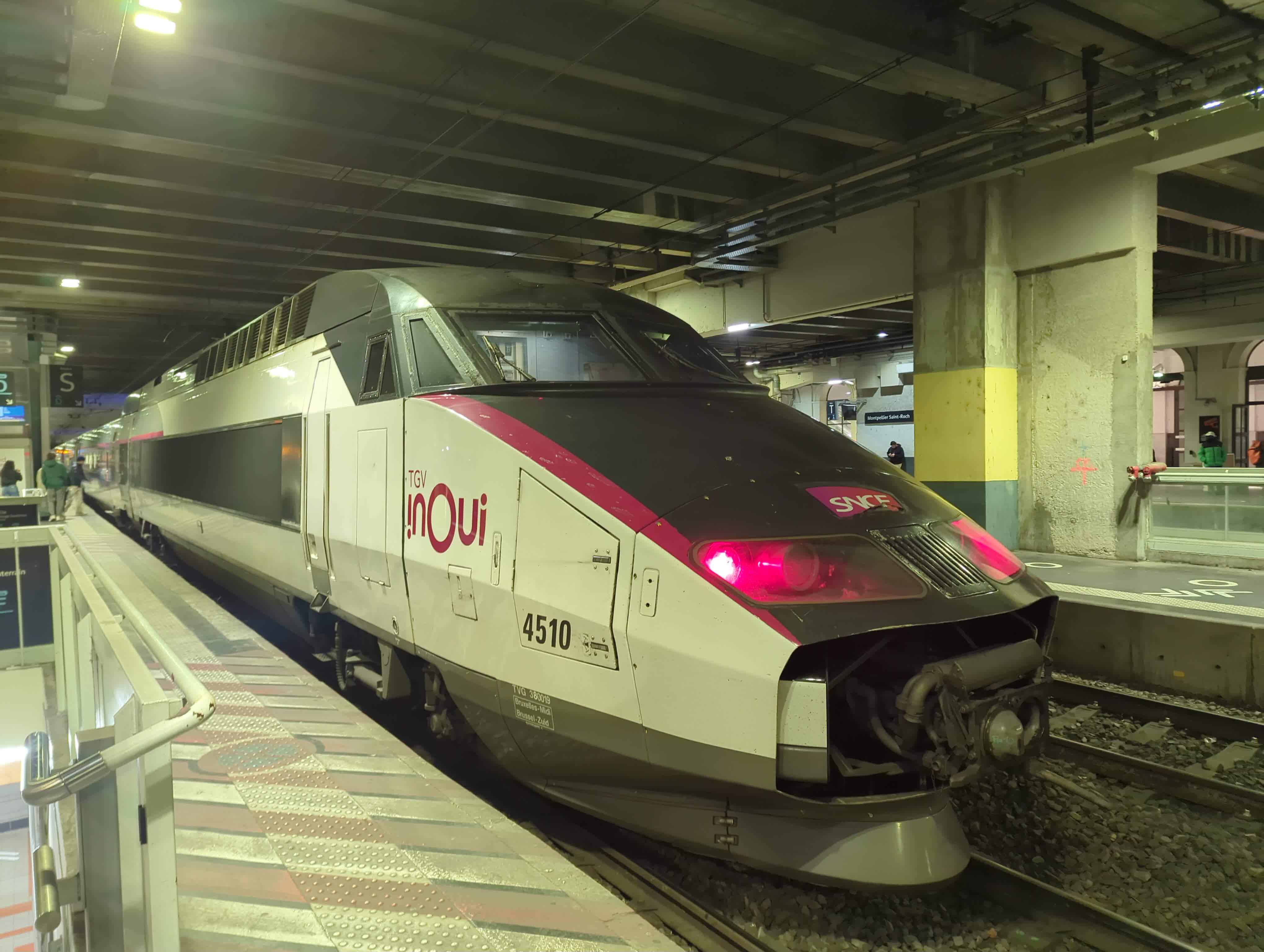 A photo of the TGV Atlantique 4510